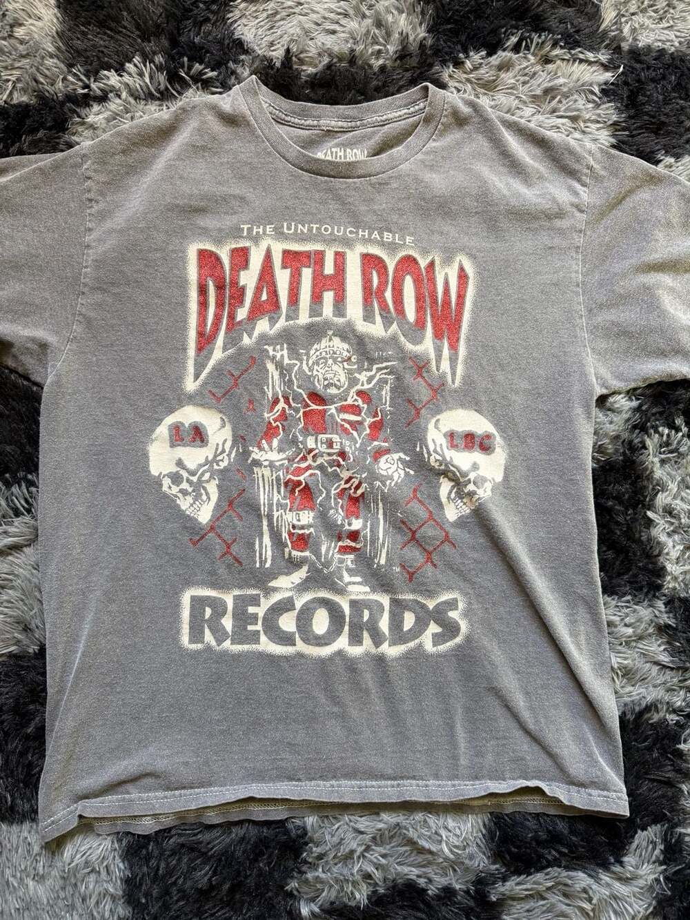 Death Row Records The Untouchable Graphic T-Shirt Size L